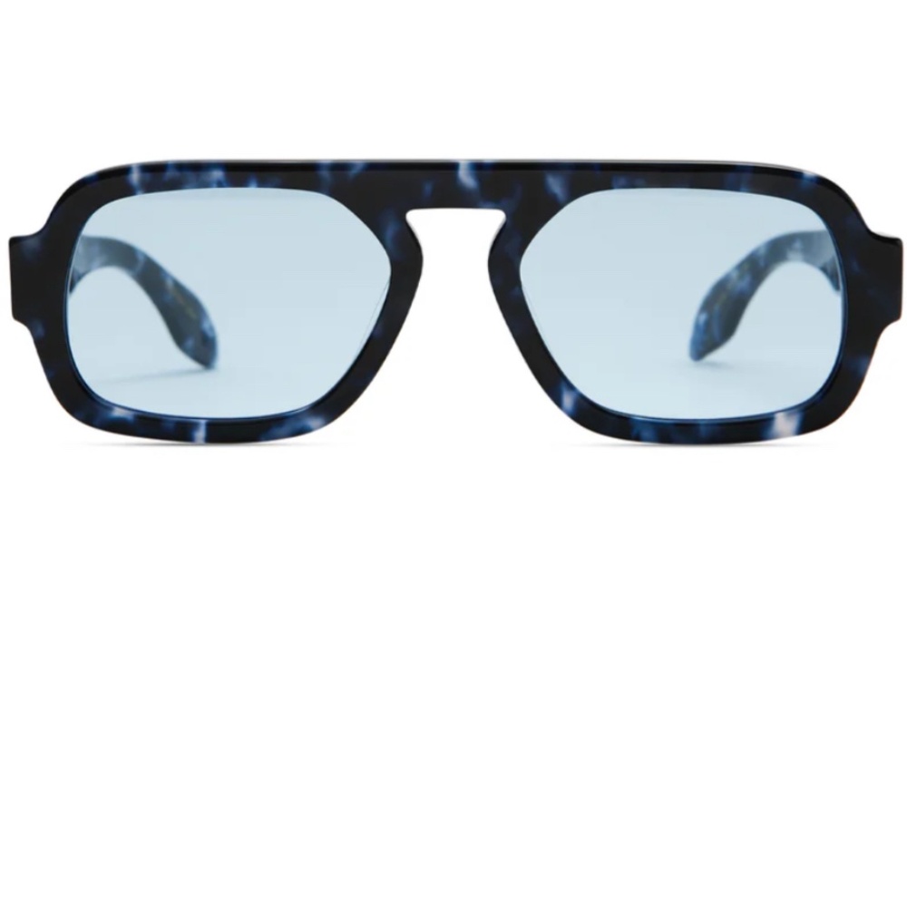 Elisa Johnson blue tint Mini Jane glasses